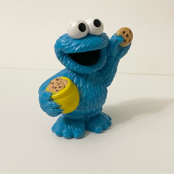 2010 Henson Hasbro Sesame Street Cookie Monster PVC Figure - Picture 9 of 12